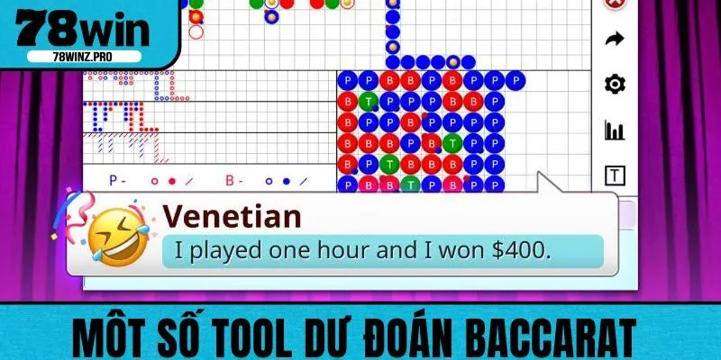 Người chơi có thể chọn một trong số các tool dự đoán ngay đây